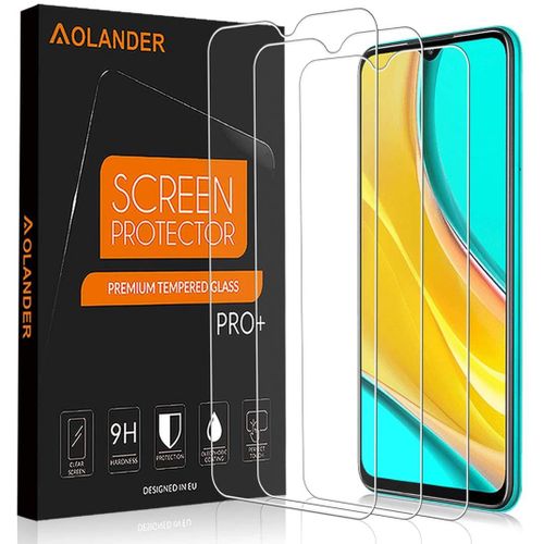 Povinmos Xiaomi Redmi 9/Redmi 9c/Redmi 9a Verre Trempe Protecteur D'ecran [Anti-Rayure] Film Protection En Ecran Durete 9h Glass Screen Protector¡¿Lot 3¡¿