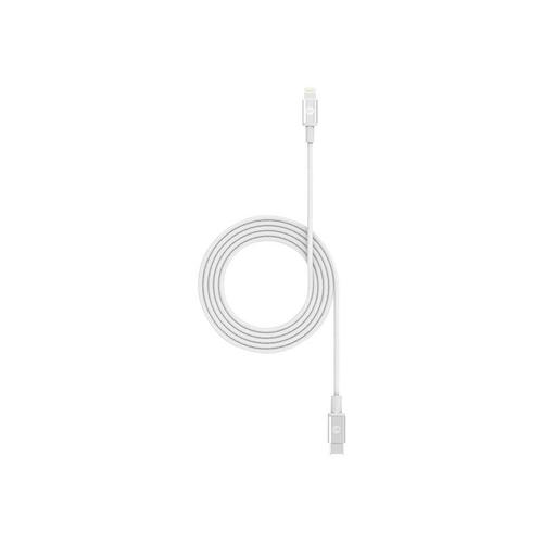 mophie - Câble Lightning - 24 pin USB-C pour Lightning - 1.8 m - blanc