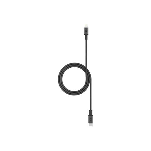 mophie - Câble Lightning - 24 pin USB-C mâle pour Lightning mâle - 1 m - noir