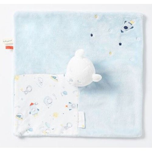 Doudou Ours Sergent Major Victor Blanc Bleu Ciel Fusees Peluche Jouet Bebe Naissance Ourson Blanket Comforter Teddy Bear Baby