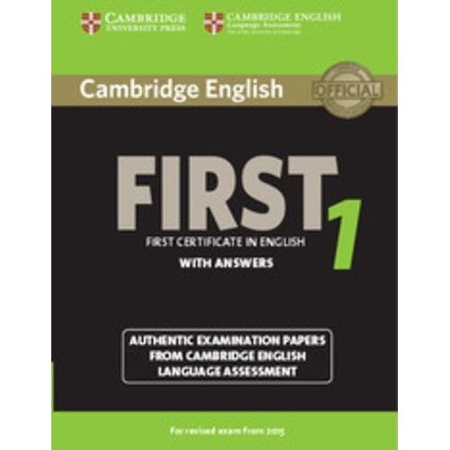 Cambridge English First 1 For Revised Exam From 2015 Student's Book Pack (Student's Book With Answers And Audio Cds (2))