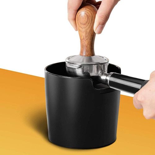 Boîte De Résidus De Café En Poudre, Bol Profond Noir Antidérapant, Barre À Frapper Détachable, Machine À Café, Marc, Seau De Recyclage, Poubelle De Broyage