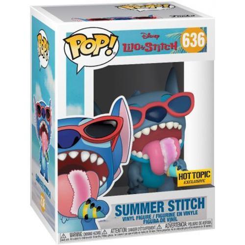 Figurine Funko Pop - Lilo Et Stitch [Disney] N°636 - Stitch En Été (46089)