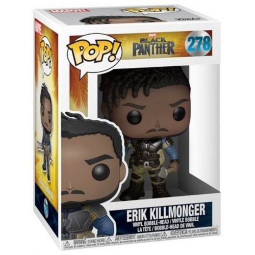 Figurine Pop - Marvel Black Panther - Killmonger - Funko Pop