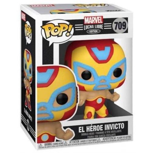 Figurine Funko Pop - Marvel Lucha Libre N°709 - El Héroe Invicto (53871)