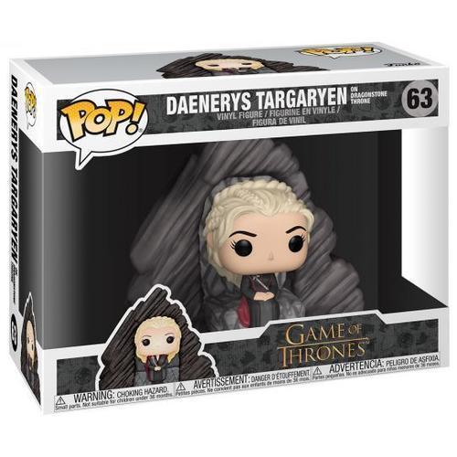 Figurine Pop - Game Of Thrones - Daenerys Sur Throne Dragonstone Deluxe - Funko Pop
