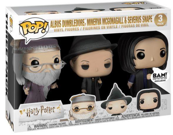 Figurine POP - Harry Potter - Pack Albus Dumbledore, Minerva