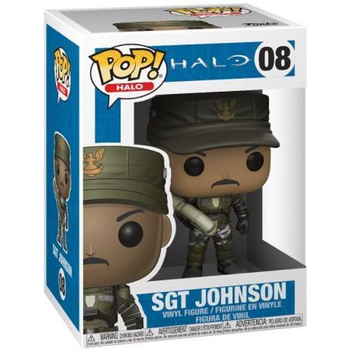 Figurine Pop - Halo - Sgt. Johnson - Funko Pop