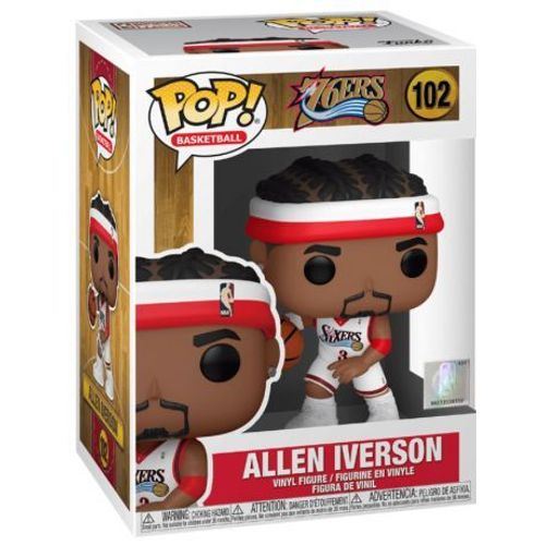 Figurine Funko Pop - Nba N°102 - Allen Iverson - Sixers (55215)