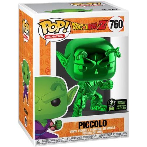 Figurine Funko Pop - Dragon Ball Z - Piccolo (Chrome Vert) N° 760 Eccc Funko Spring Convention 2020 Exclusive