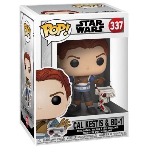 Star Wars - Jedi Fallen Order - Bobble Head Pop 337 - Cal Kestis &bd-1
