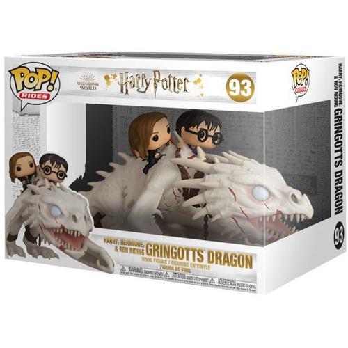 Figurine Funko Pop - Harry Potter N°93 - Harry, Ron, Hermione Dragon (50815)