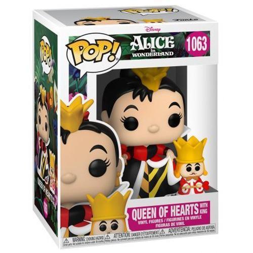 Figurine Funko Pop - Alice Au Pays Des Merveilles [Disney] N°1063 - Reine De C¿Ur Avec Roi De C¿Ur (55740)