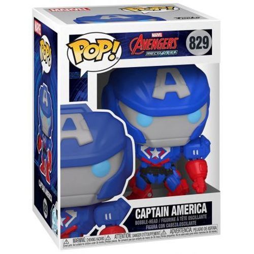 Figurine Funko Pop - Marvel : Avengers Mech Strike N°829 - Captain America (55233)