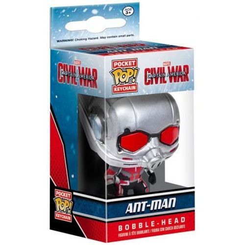 Porte Clé Captain America - Civil War - Ant-Man Pocket Pop 4cm