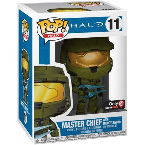 Figurine Pop - Halo - Master Chief Avec Épée À Énergie - Funko Pop
