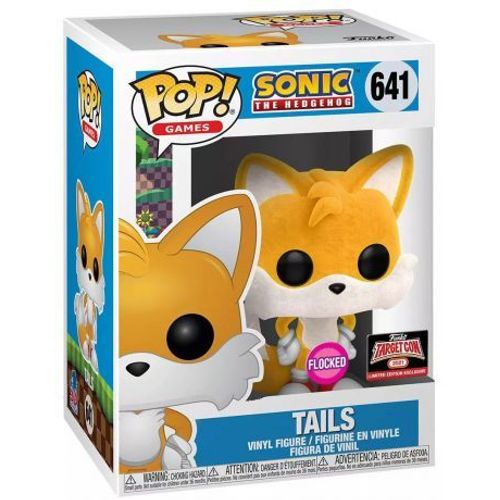 Figurine Funko Pop - Sonic Le Hérisson N°641 - Tails - Flocked (54580)