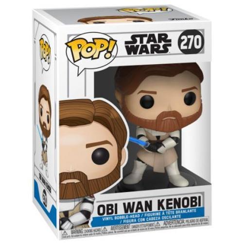 Figurine Pop - Star Wars Classique - Obi-Wan Kenobi Blue Light Saber - Funko Pop