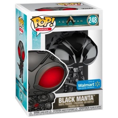 Figurine Aquaman Movie - Black Manta Chrome Exclu Pop 10cm