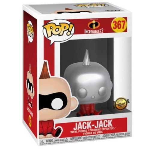 Figurine Funko Pop - Les Indestructibles 2 [Disney] N°367 - Jack-Jack Métallique (30200)