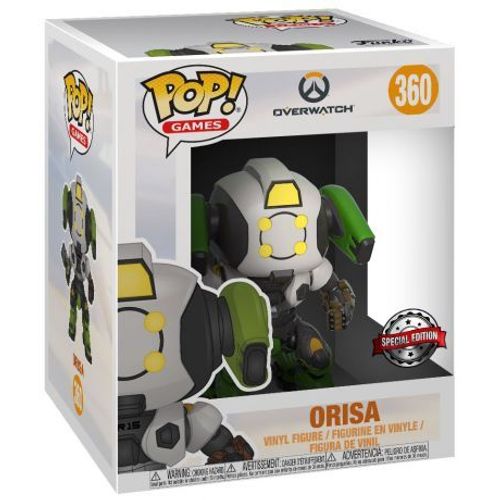 Overwatch Super Sized Pop! Games Vinyl Figurine Orisa Or-15 Skin Gamestop Exclusive 15 Cm