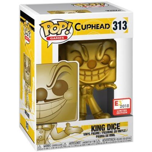 Funko Pop! Games #313 Gold King Dice (2018 E3 Exclusive) + Pop Protector