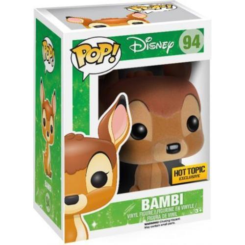 Figurine Disney - Bambi - Bambi Flocked Exclusive Pop 10cm