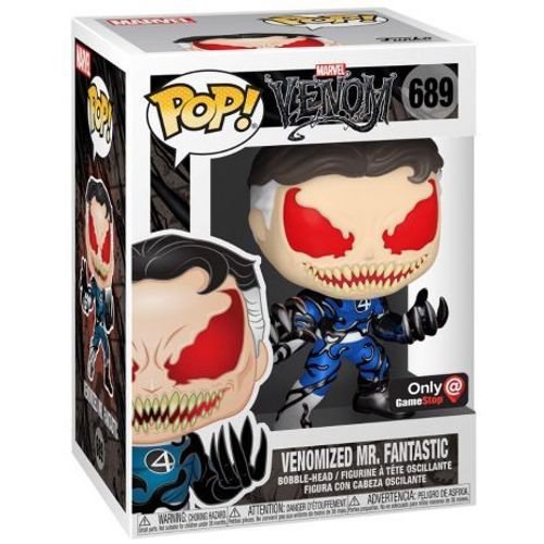 Figurine Funko Pop - Venom [Marvel] N°689 - M. Fantastique Vénomisé - Métallique (51067)
