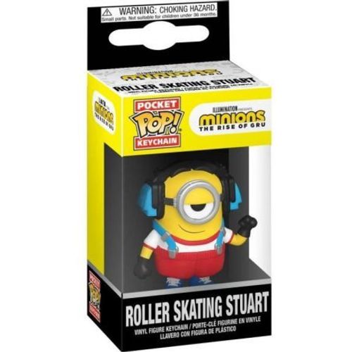 Porte-Clés Funko Pop - Les Minions 2 : Il Était Une Fois Gru - Roller Skating Stuart Porte Clés (47797)