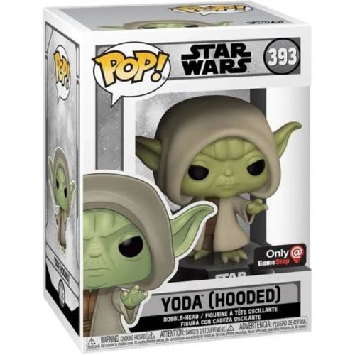 Figurine Funko Pop Bobble Head - Star Wars : Battlefront N°393 - Yoda (Capuché) (49629)