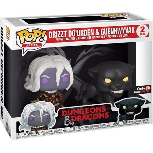 Figurine Funko Pop - Donjons & Dragons - Drizzt Do'urden & Guenhwyvar - 2 Pack (48329)