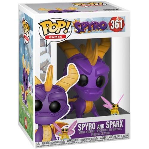 Figurine Pop - Spyro The Dragon - Spyro The Dragon Avec Sparx - Funko Pop
