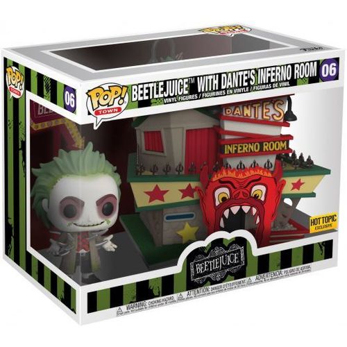 Figurine Funko Pop - Beetlejuice N°06 - Beetlejuice Avec Dante's Inferno Room (42270)