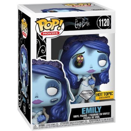 Figurine Funko Pop - Les Noces Funèbres N°1120 - Emily Avec L'asticot - Diamant (57276)