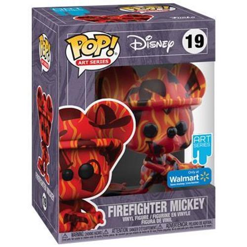 Figurine Funko Pop - Mickey Mouse [Disney] N°19 - Pompier Mickey (55076)