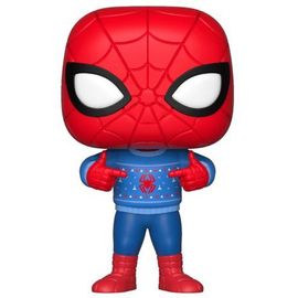 Figurine POP MARVEL Spider-Man En Pull Moche Noël Funko Pop