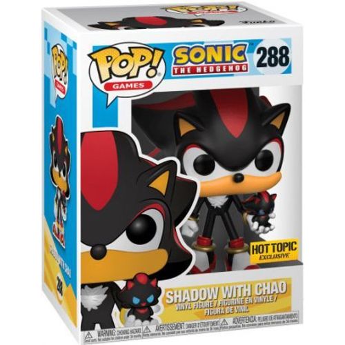 Figurine Funko Pop - Sonic Le Hérisson N°288 - Shadow Avec Chao (25263)