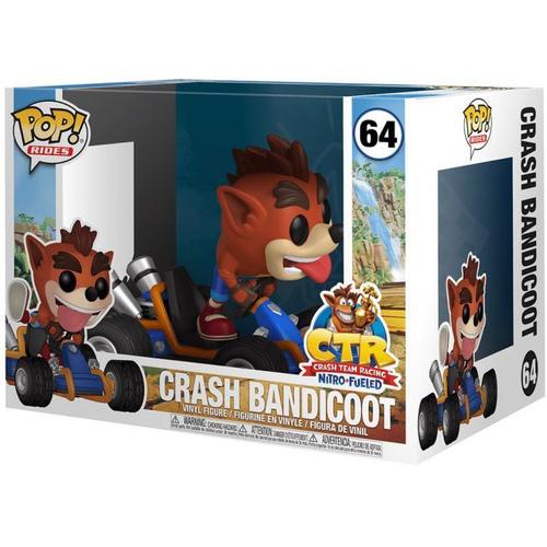 Figurine Crash Bandicoot - Ctr Crash Rides Pop 18cm