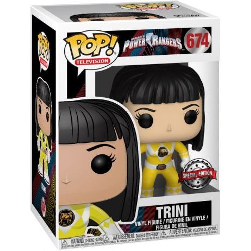 Figurine Power Rangers - Yellow Ranger Trini Pop 10cm