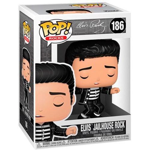 Figurine Funko Pop - Elvis Presley N°186 - Elvis Jailhouse Rock (40138)