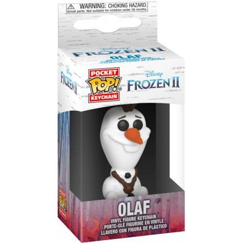 La Reine Des Neiges 2 - Porte-Clés Pocket Pop! Olaf 4 Cm