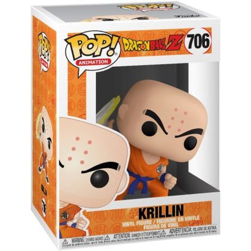 Figurine Dragon Ball Z - Krilin With Destructo Disc Pop 10cm