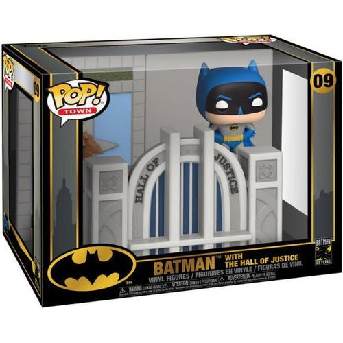 Dc Comics - Bobble Head Pop Town N° 09 - Batman Hall Of Justice