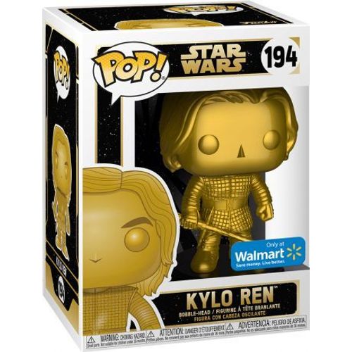Figurine Pop [Exclusive] Star Wars : Kylo Ren [Mat Gold) [194]