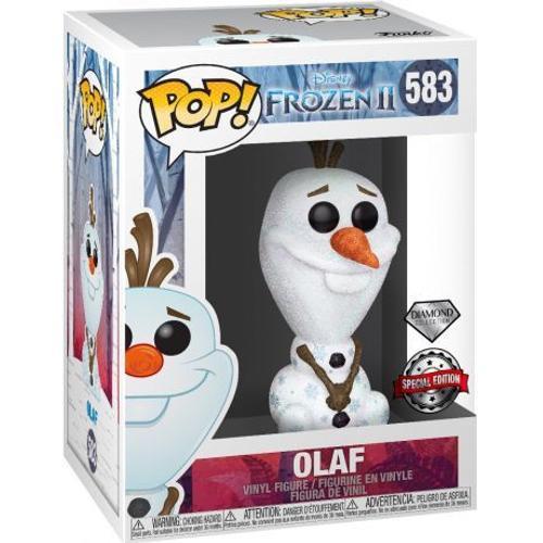 Figurine Funko Pop - La Reine Des Neiges Ii [Disney] N°583 - Olaf - Pailleté (44708)