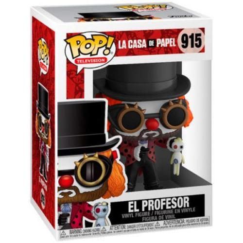 Figurine Funko Pop - La Casa De Papel N°915 - Le Professeur En Clown (44196)