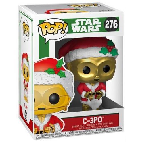 Figurine Pop - Star Wars Noël - C-3po - Funko Pop N°276