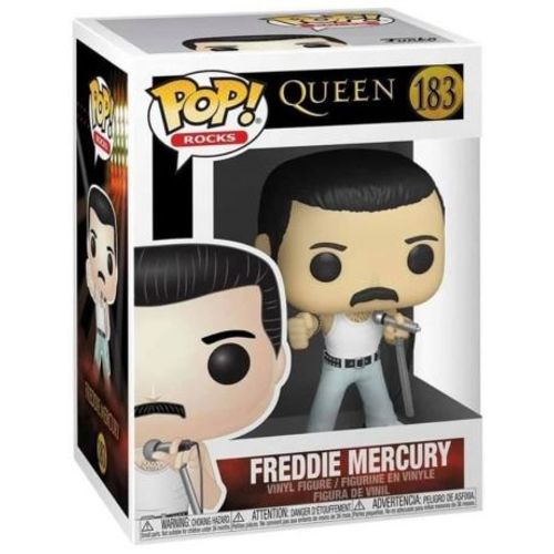 Figurine Funko Pop - Queen N°183 - Freddie Mercury (33735)