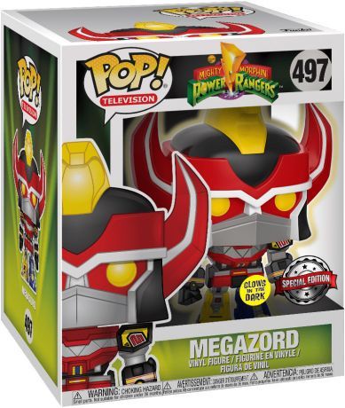 Figurine Power Rangers - Megazord Oversized Glows In The Dark Pop 15cm