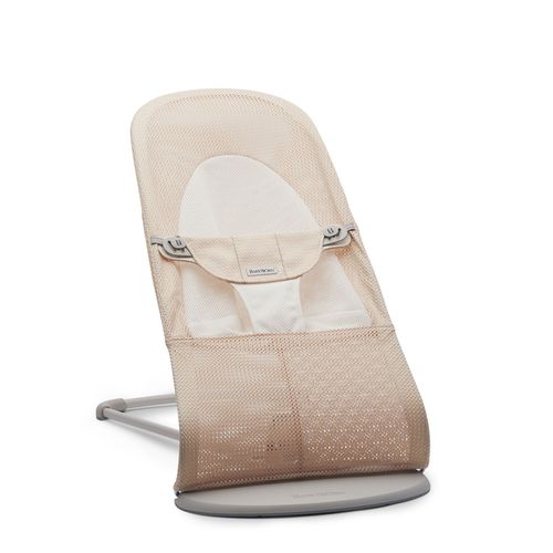 Transat Bébé Balance Soft Mesh Rose Nacré Et Blanc - Babybjörn